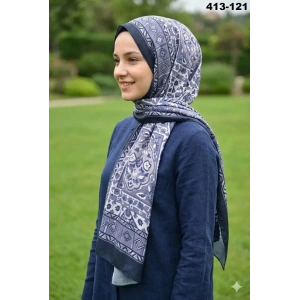 Soft İpek Etnik Desen Soft Şal 413-121