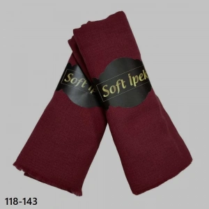 Soft İpek Mio Caz Pamuk Şal (K. bordo) 118-143