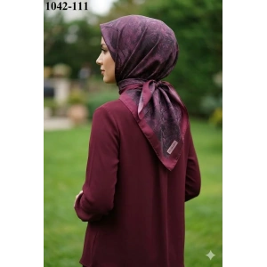 Velscarfs Soft Pamuk Parla Eşarp (Bordo) 1042-111