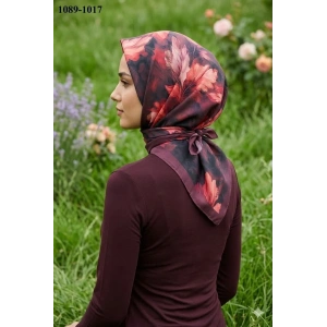 Velscarfs Soft Pamuk Parla Eşarp (Bordo) 1089-117