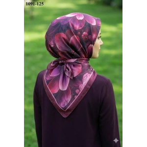 Velscarfs Soft Pamuk Parla Eşarp (Bordo) 1091-125