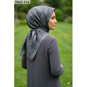 Velscarfs Soft Pamuk Parla Eşarp (Gri) 1042-114