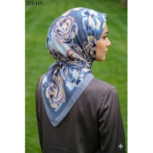 Velscarfs Soft Pamuk Parla Eşarp (Gri) 222-113