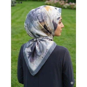Velscarfs Soft Pamuk Parla Eşarp (Gri) 226-114