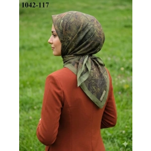 Velscarfs Soft Pamuk Parla Eşarp (Haki) 1042-117