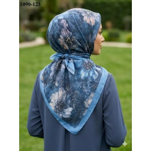 Velscarfs Soft Pamuk Parla Eşarp (İndigo) 1090-123