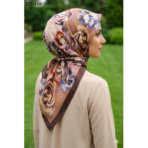 Velscarfs Soft Pamuk Parla Eşarp (Kahve) 222-116
