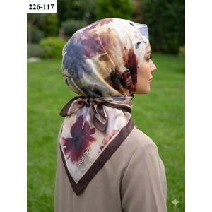Velscarfs Soft Pamuk Parla Eşarp (Kahve) 226-117