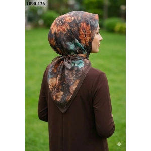 Velscarfs Soft Pamuk Parla Eşarp (Kahverengi) 1090-126