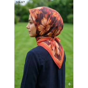 Velscarfs Soft Pamuk Parla Eşarp (Kiremit) 215-117