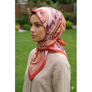 Velscarfs Soft Pamuk Parla Eşarp (Kiremit) 222-111