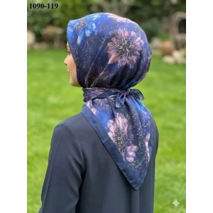 Velscarfs Soft Pamuk Parla Eşarp (Lacivert) 1090-119