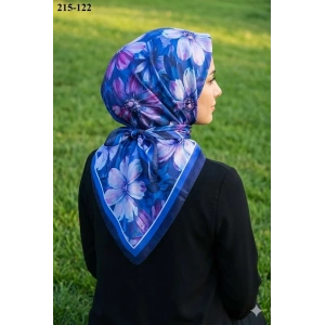 Velscarfs Soft Pamuk Parla Eşarp (Lacivert) 215-122