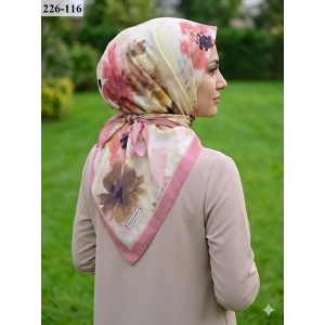 Velscarfs Soft Pamuk Parla Eşarp (Pastel Gül) 226-116