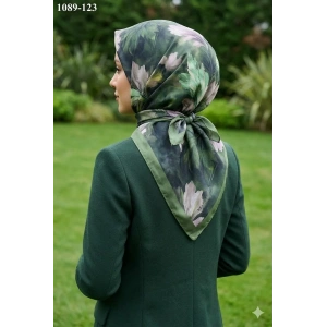 Velscarfs Soft Pamuk Parla Eşarp (Yeşil) 1089-123