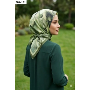 Velscarfs Soft Pamuk Parla Eşarp (Yeşil) 204-121