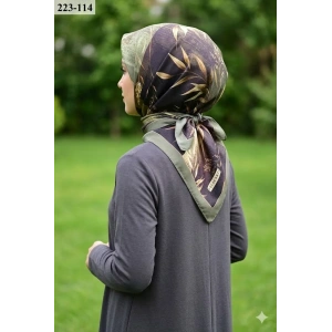 Velscarfs Soft Pamuk Parla Eşarp (Yeşil) 223-114