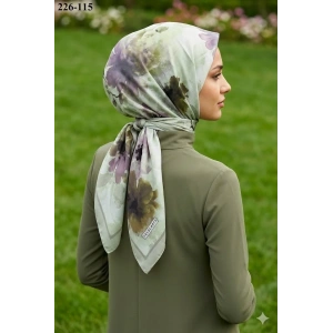 Velscarfs Soft Pamuk Parla Eşarp (Yeşil) 226-115