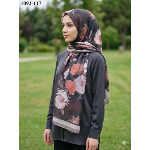 Velscarfs Soft Pamuk Şal (Kahverengi) 1092-117