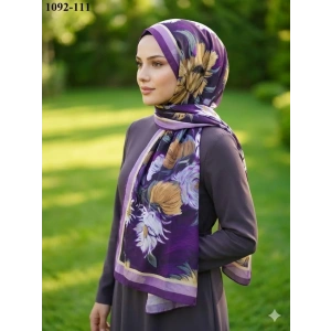 Velscarfs Soft Pamuk Şal (Mor) 1092-111