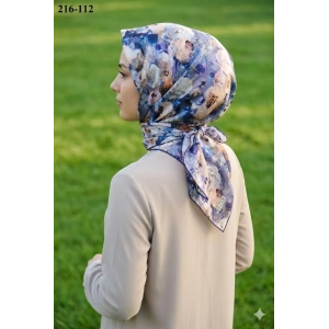 Zer Scarf Dijital Soft Pamuk Eşarp 216-112