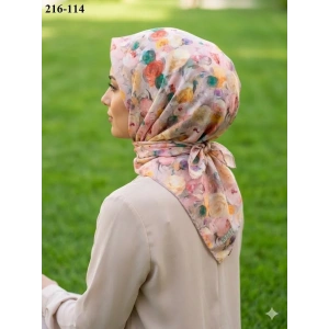 Zer Scarf Dijital Soft Pamuk Eşarp 216-114
