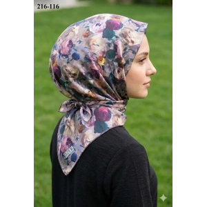 Zer Scarf Dijital Soft Pamuk Eşarp 216-116