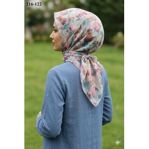 Zer Scarf Dijital Soft Pamuk Eşarp 216-122