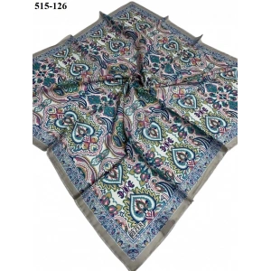 Zer Scarf Dijital Soft Pamuk Eşarp (Açık Vizon) 515-126