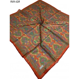 Zer Scarf Dijital Soft Pamuk Eşarp (Kiremit) 515-125