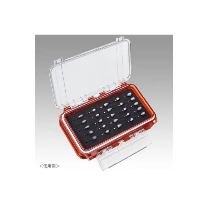 Meiho Bousui Case WG-2 Su Geçirmez Lrf Kutusu İki Tarafı Evalı - Çift Taraflı Balıkçılık Malzeme Kutusu Turuncu