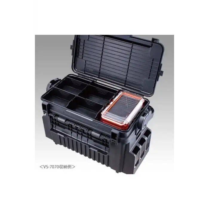 Meiho Bousui Case WG-2 Su Geçirmez Lrf Kutusu İki Tarafı Evalı - Çift Taraflı Balıkçılık Malzeme Kutusu Turuncu