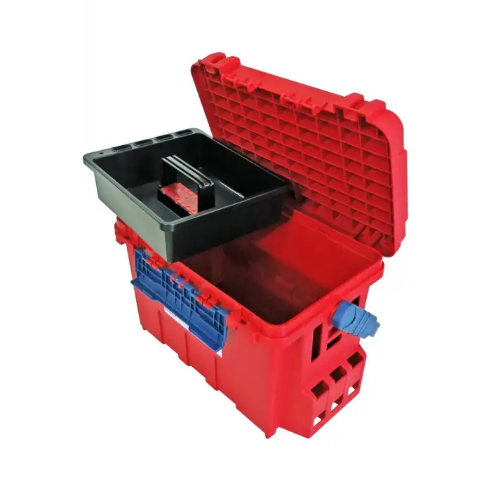 Meiho Bucket Mouth BM-9000 Takım Kutusu (35 Litre) - Kırmızı