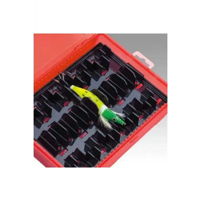 Meiho Takoegi Case L Kalamar Zoka Kutusu - Kırmızı