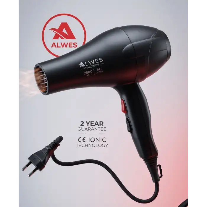 Alwes Hardware Pro  AL-3002 Profesyonel ve Ev Kullanıma Uygun Kuaför Fön Makinesi