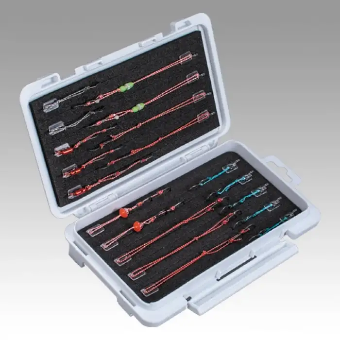 Meiho Tai Rubber Hook Case J Jig ve İğne Kutusu - Beyaz
