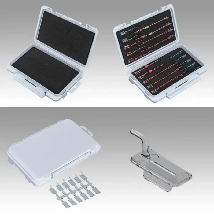 Meiho Tai Rubber Hook Case J Jig ve İğne Kutusu - Beyaz