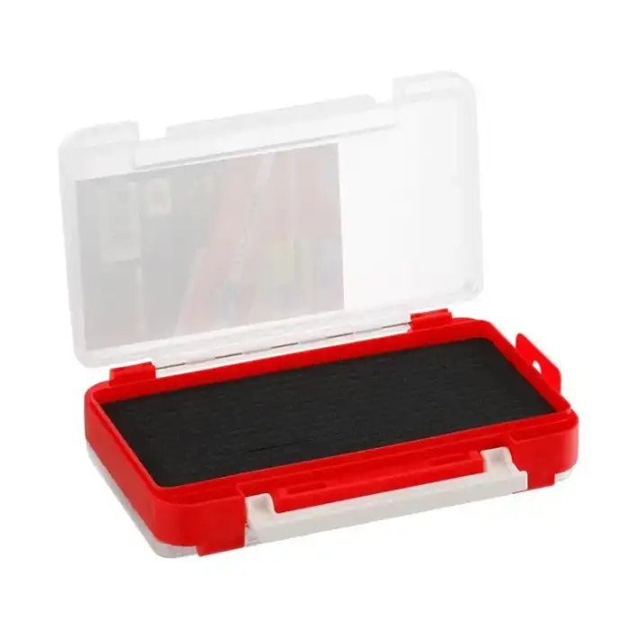 Meiho Run Gun Case 1010W-1 Çift Taraflı Evalı LRF Kutusu - Balıkçılık Malzemesi Organizer -Kırmızı