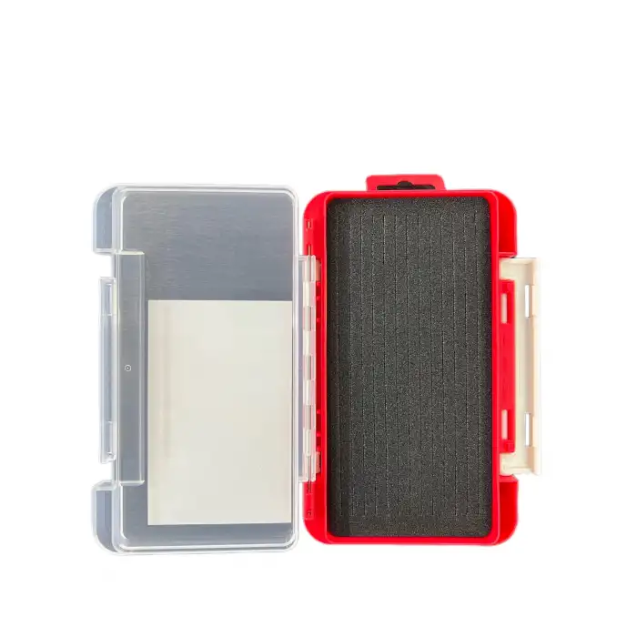 Meiho Run Gun Case 1010W-1 Çift Taraflı Evalı LRF Kutusu - Balıkçılık Malzemesi Organizer -Kırmızı
