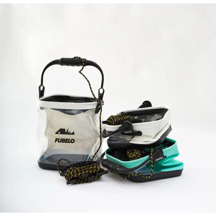 Fubelo Flar Katlanır Balık Kovası - Beyaz