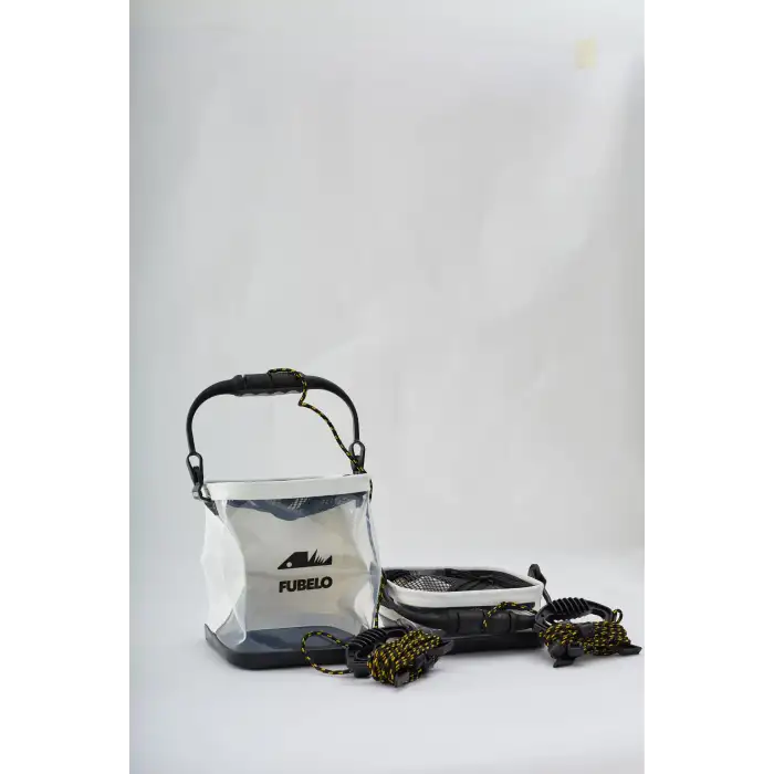 Fubelo Flar Katlanır Balık Kovası - Beyaz