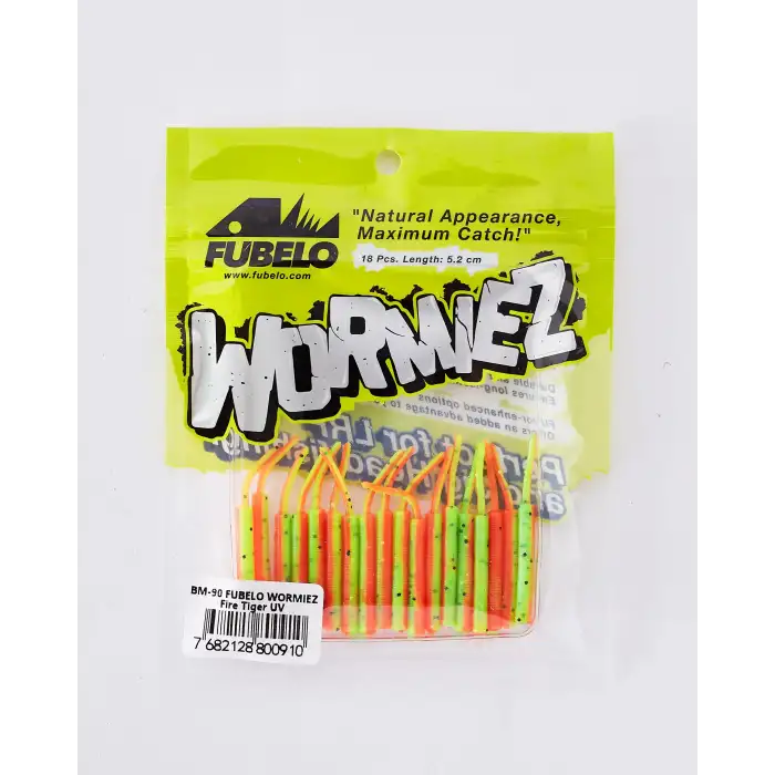 Fubelo Wormiez Sahte Solucan Yem - Fire Tiger UV
