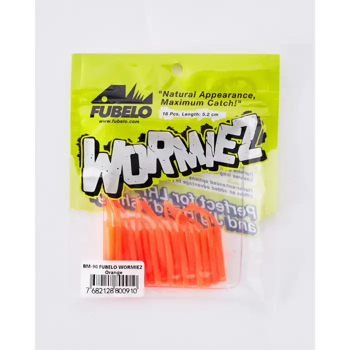 Fubelo Wormiez Sahte Solucan Yem - Orange