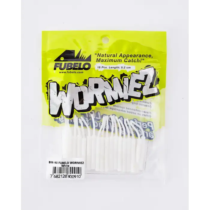 Fubelo Wormiez Sahte Solucan Yem - White
