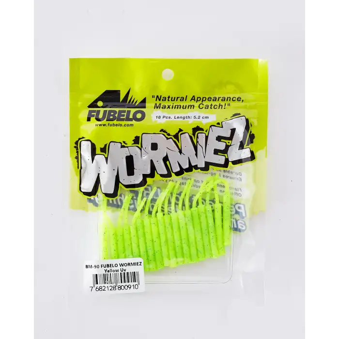Fubelo Wormiez Sahte Solucan Yem - Yellow UV