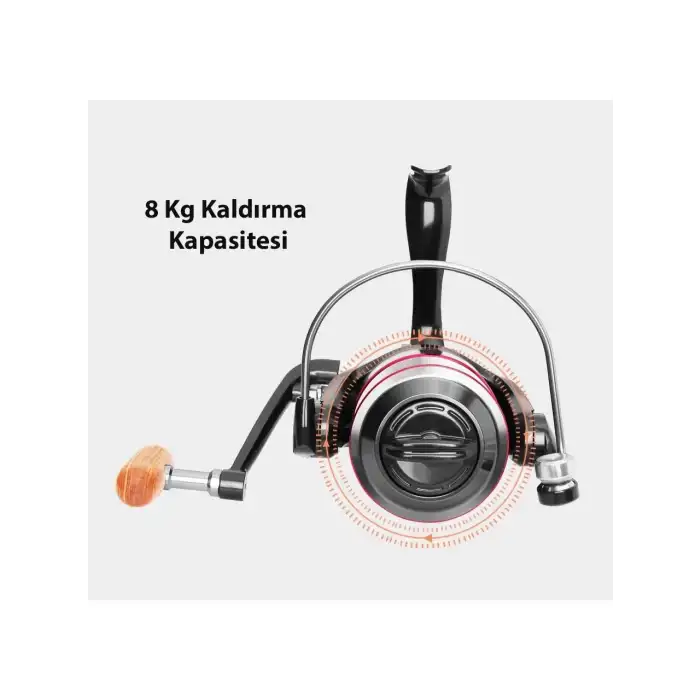 HPY HB3000 Spinning Reel Çift Makara / 5.2:1 Dişli Oranı / Hafif Alüminyum / Tatlı Tuzlu Su / Reel Spinning At Çek Olta Makinesi