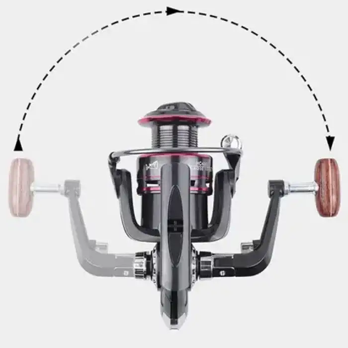 HPY HB3000 Spinning Reel Çift Makara / 5.2:1 Dişli Oranı / Hafif Alüminyum / Tatlı Tuzlu Su / Reel Spinning At Çek Olta Makinesi