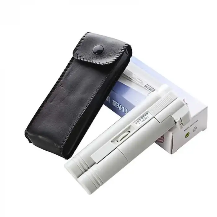 HPY Pazar 40X/80X/100X Katlanabilir Mini El Mikroskobu – LED Işıklı