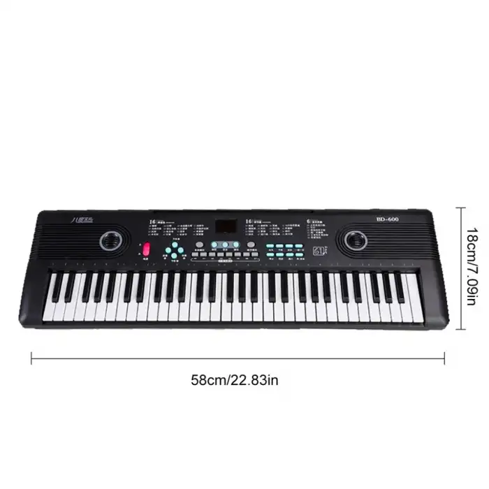 HPY Pazar 61 Tuşlu LED’li USB Dijital Klavye/Piyano