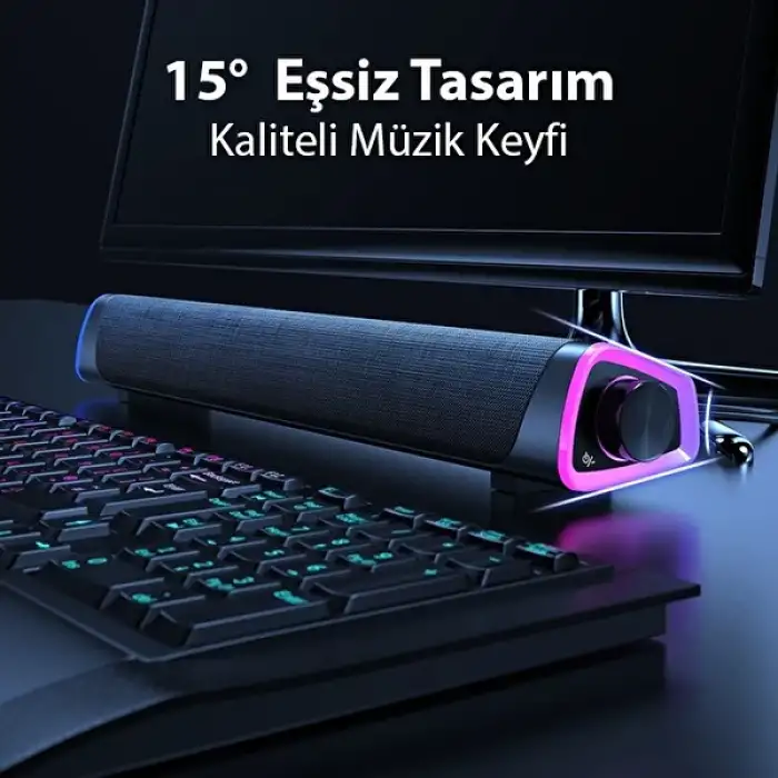 HPY Pazar Bluetooth Soundbar Hoparlör – 415×78×68 mm